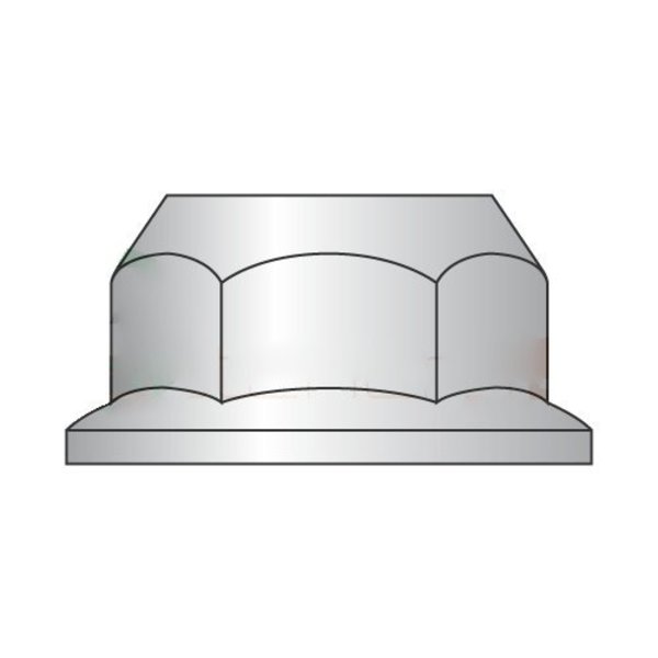 Newport Fasteners Flange Nut, M3-0.50, 18-8 Stainless Steel, Not Graded, 5.5 mm Hex Wd, 4000 PK 178044